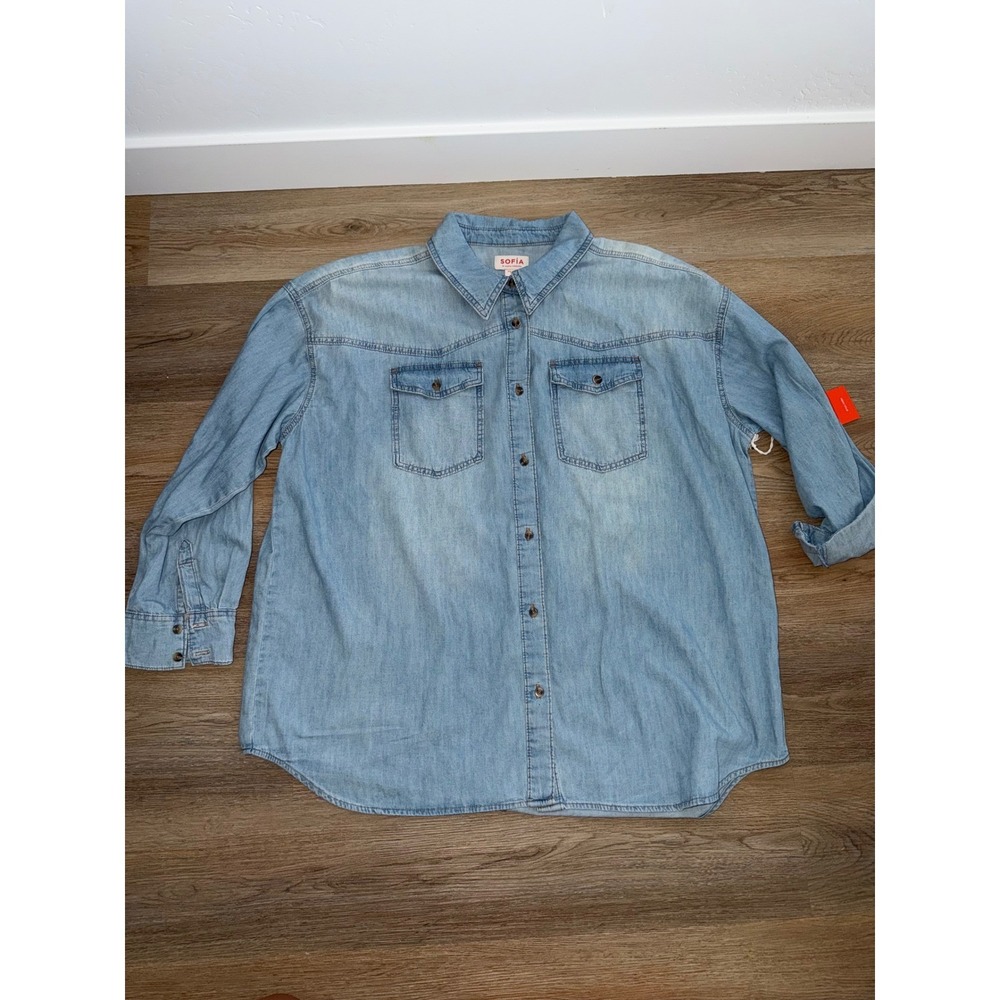 Women's denim shirt over size 3XL